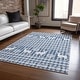preview thumbnail 80 of 152, Machine Washable Indoor/ Outdoor Christmas Sweater Chantille Rug Navy - 10' x 14'