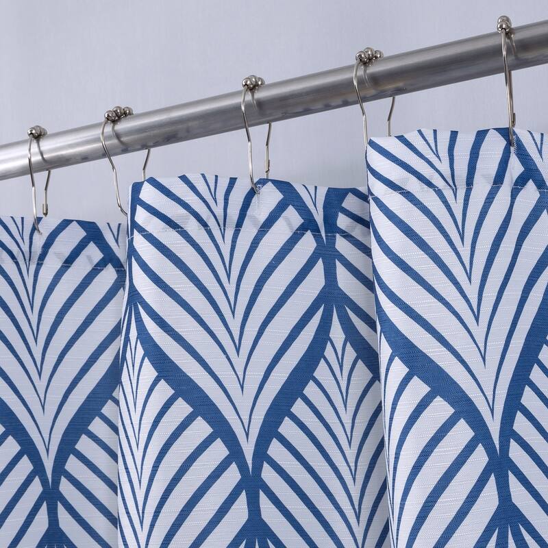 Cedar Floral Seashells Starfish Flowers Shower Curtains with Hooks