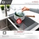 preview thumbnail 28 of 54, STYLISH Multipurpose Over Sink Roll-Up Dish Drying Rack