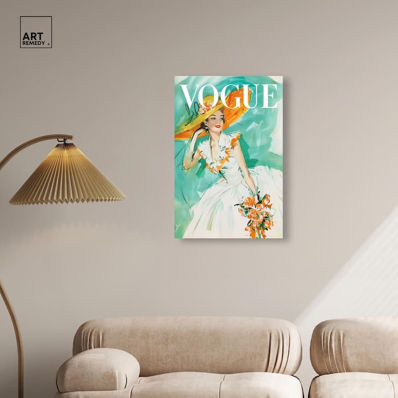 In the Summer Breeze Cover Canvas by Art Remedy, Gallery Wrapped