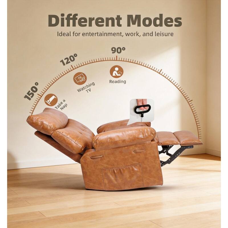 22"W Rocker Recliner, with Oversized Seat