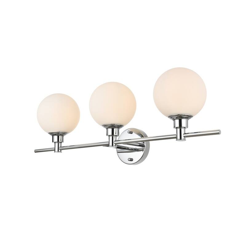 Corda 1 Light Black and Frosted White Bath Sconce