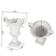 preview thumbnail 9 of 17, Delphine Roman Chalice Lightweight Concrete Planter by Christopher Knight Home