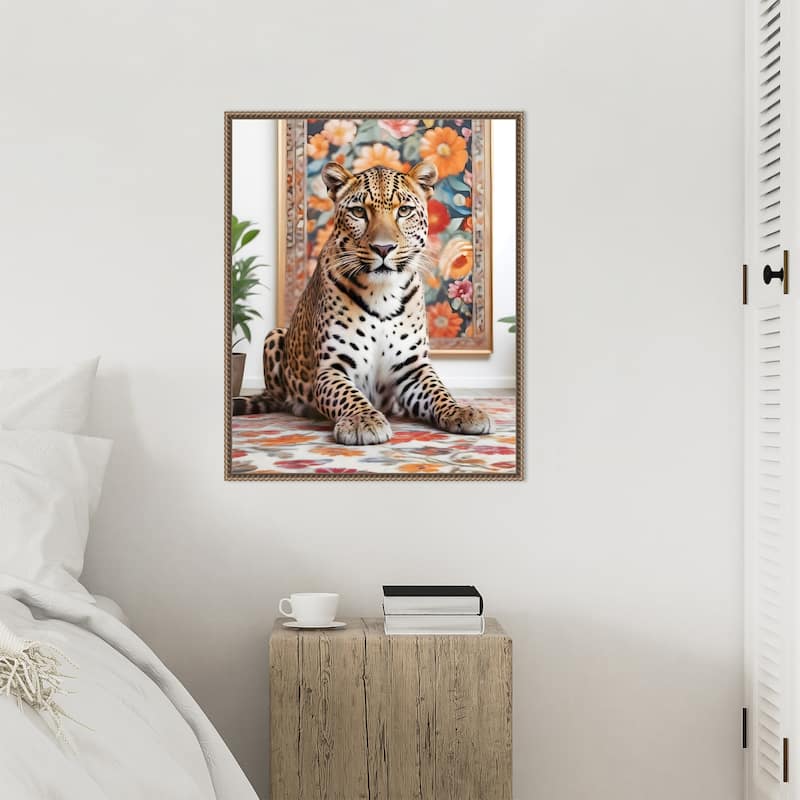 Summer Home by Uma Gokhale Framed Canvas Wall Art