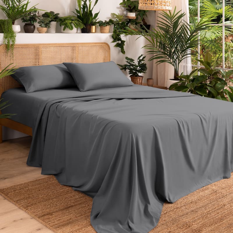 Ivy Union Microfiber Sheet Set - Deep Pocket - Queen - Grey