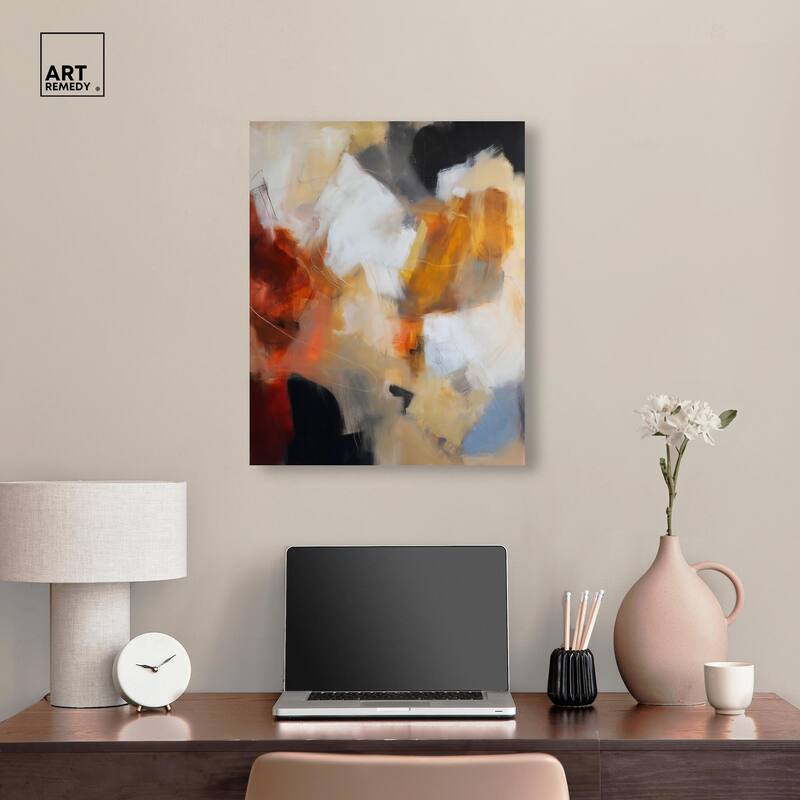 Earth and Fire I Canvas by Art Remedy, Gallery Wrapped