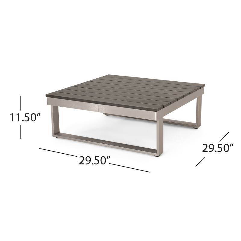 Roomfitters 5-Seater Outdoor Sofa Set, Weather-Resistant Cushioned Patio Seating, Modern Metal Frame