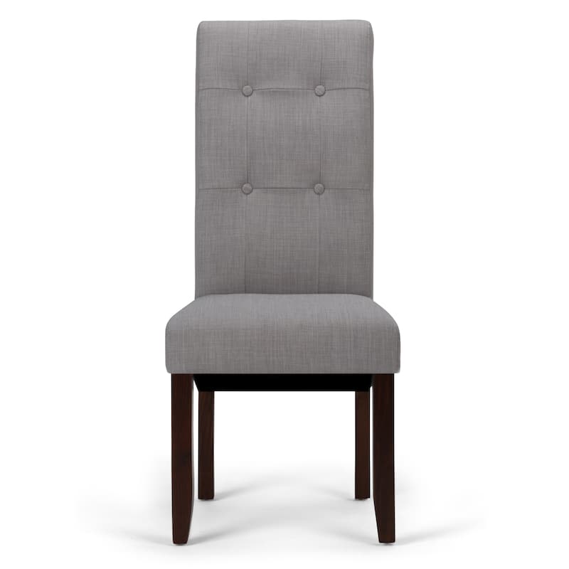 WYNDENHALL Essex Deluxe Tufted Parson Chair (Set of 2) - 18.9"w x 19.3"d x 42.1"h