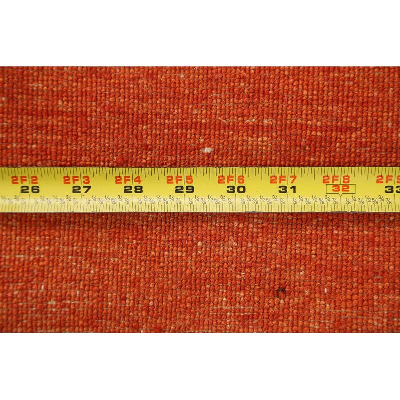 Modern Oriental Gabbeh Kashkoli Runner Rug Hand-knotted Wool Carpet - 2'6" x 20'8"