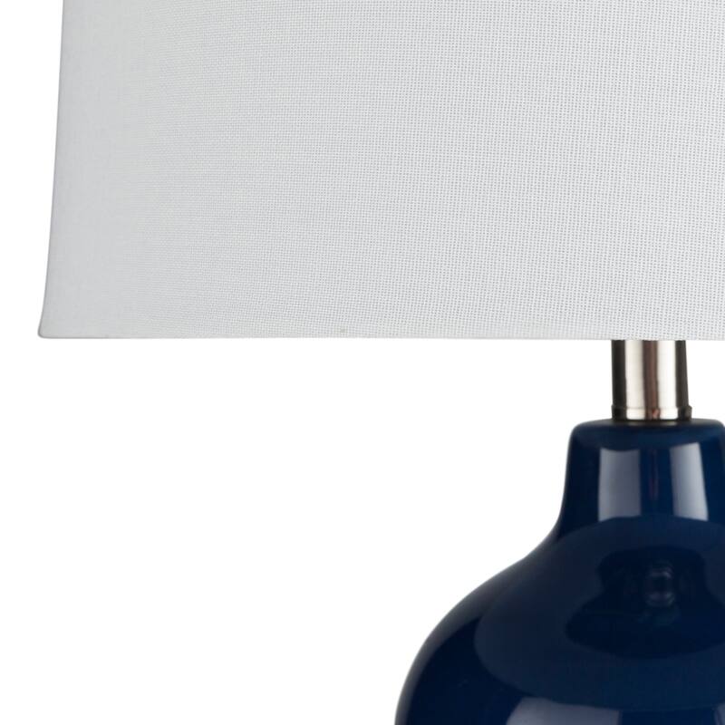 Dominique Navy Traditional Table Lamp