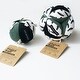 preview thumbnail 4 of 3, Wee Gallery Taggy Ball with Rattle - Jungle Leaves