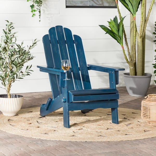 Middlebrook Surfside Acacia Wood Folding Adirondack Chair Overstock