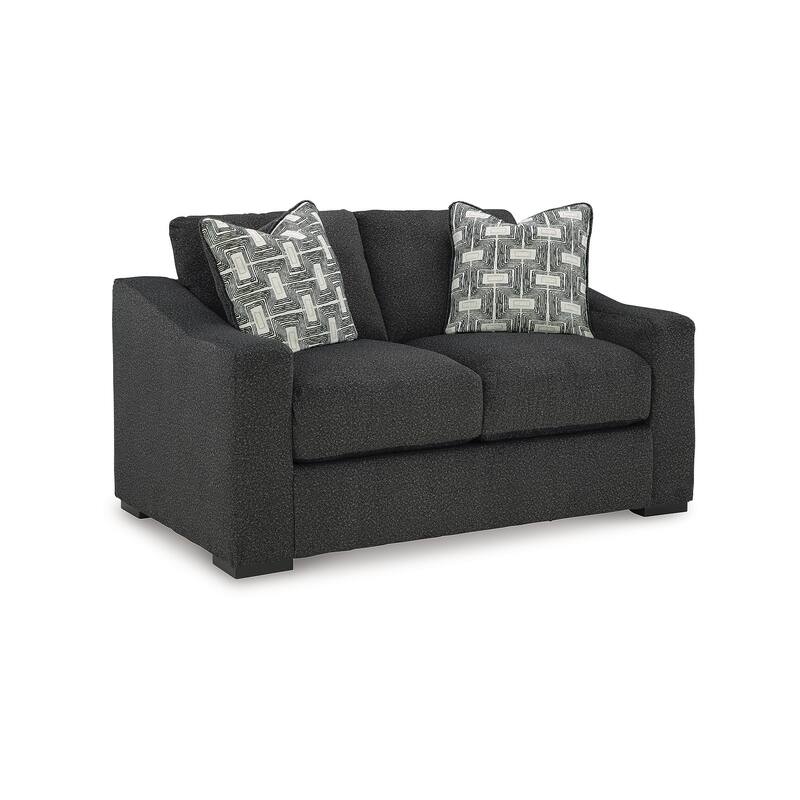 Signature Design by Ashley Wryenlynn Black 2-Piece Upholstery Package - 93"W x 40"D x 40"H