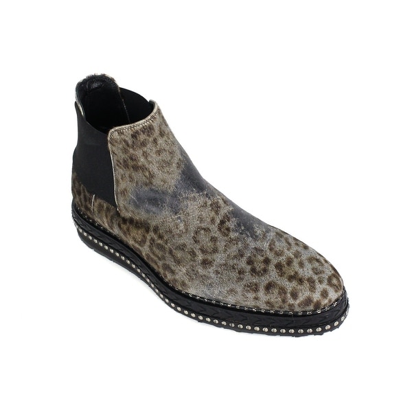 mens leopard print boots