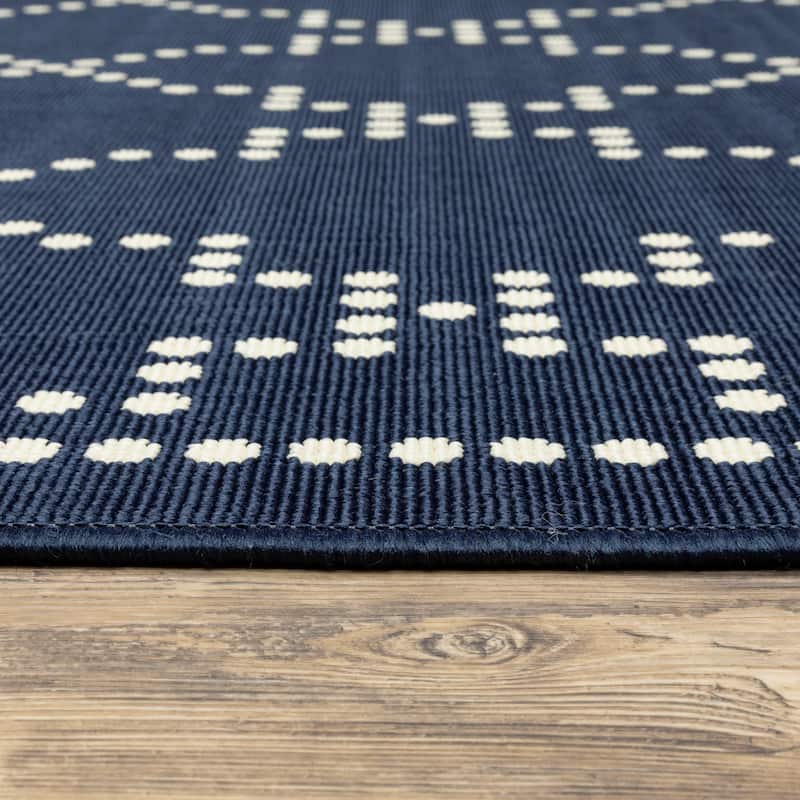 Style Haven Marianna Geometric Trellis Indoor Outdoor Area Rug