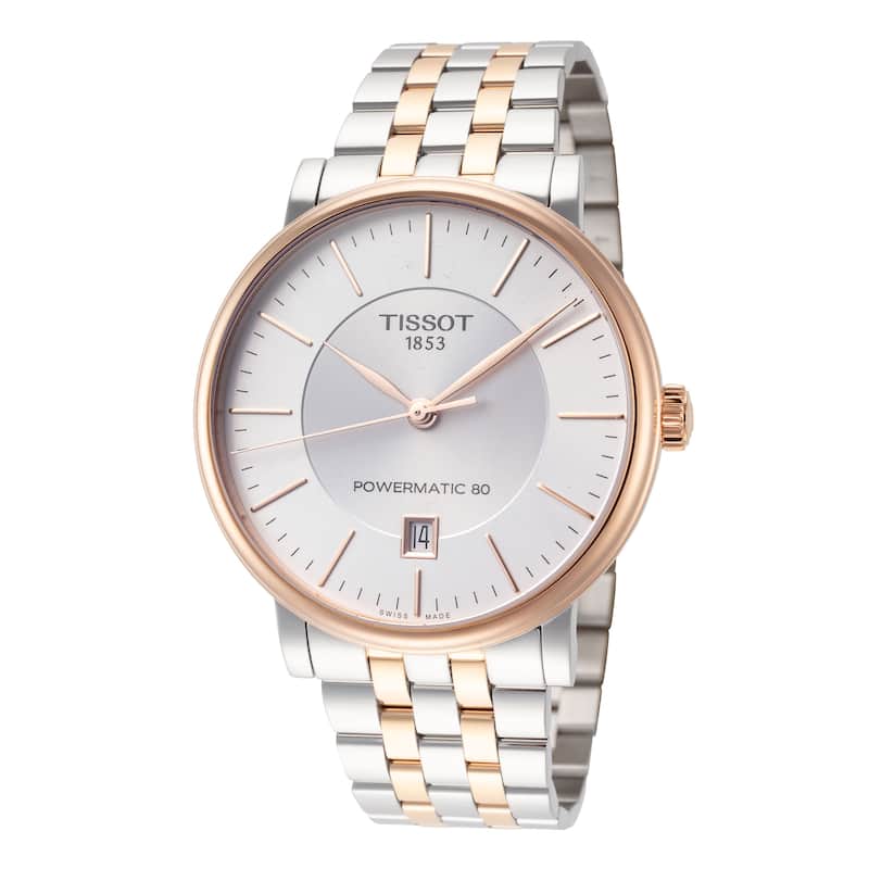 Tissot Men's Carson 40mm Automatic Watch T1224072203101 - Silver - N/A