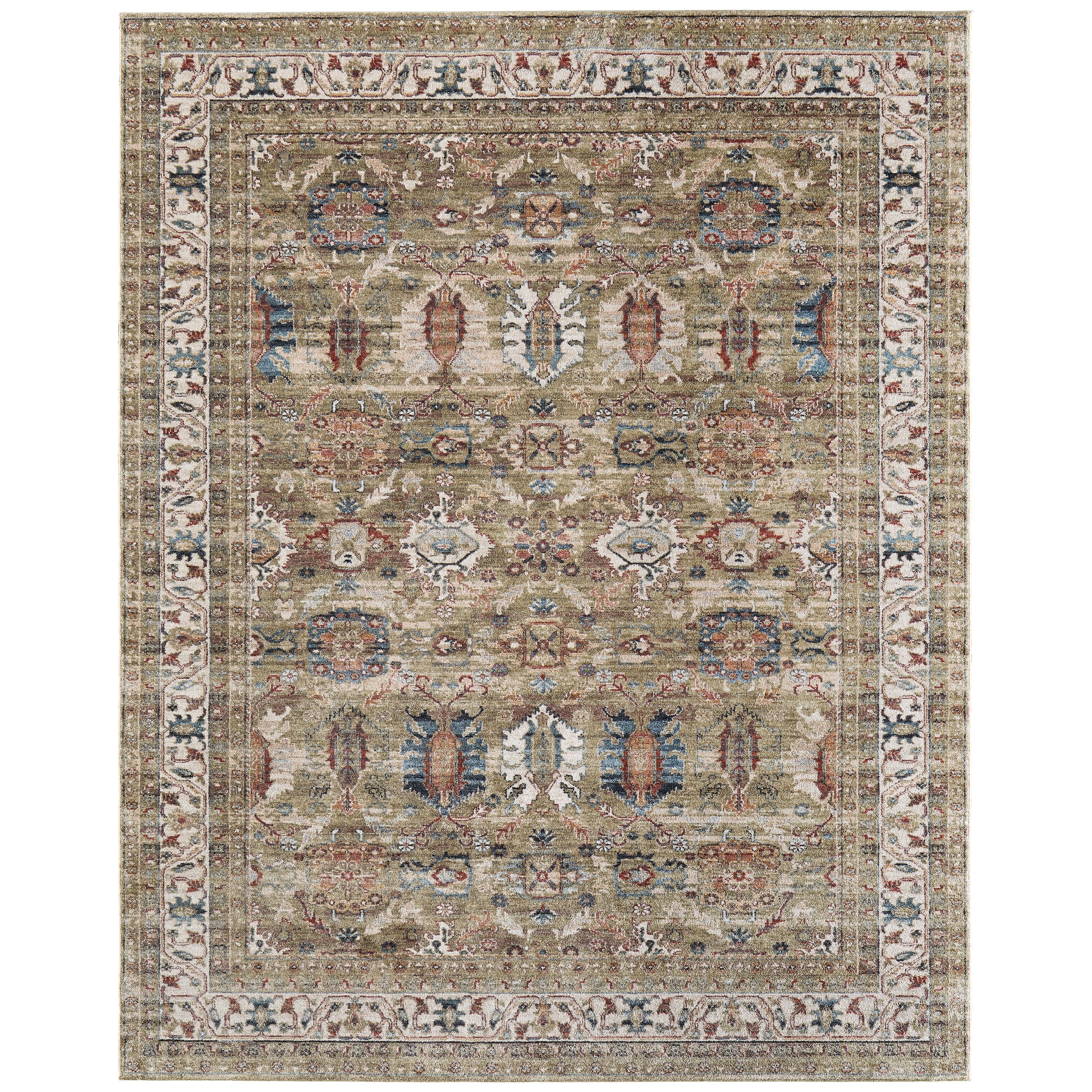 Grand Bazaar Stirling Machine Made Persian Traditional Area Rug
