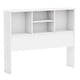 preview thumbnail 1 of 12, Palace Imports 100% Solid Wood Kansas Twin Size Bookcase Headboard White