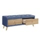 preview thumbnail 31 of 56, 4 Pcs Bedroom Sets Platform Bed with 2 Nightstands and Storage
