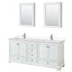 Option White / Carrara Cultured Marble Top / Polished