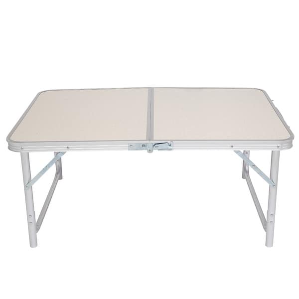 Folding Portable Aluminum Alloy Camping Picnic Table Folding Dining BBQ Desk