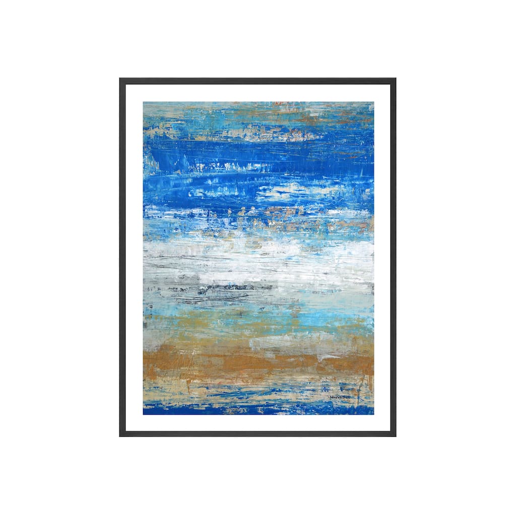 Mediterranean Coast Framed Print Wall Art by Norman Wyatt Jr.