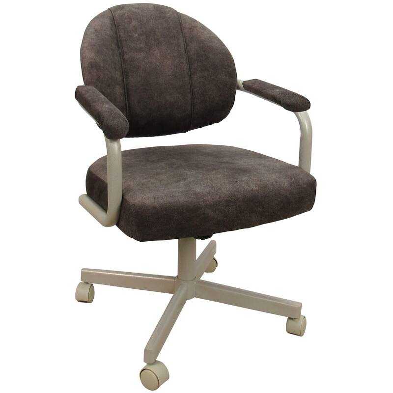 Swivel Tilt Kitchen Chair with Wheels M-70 Casters - N/A - Outlier Ash - Beige