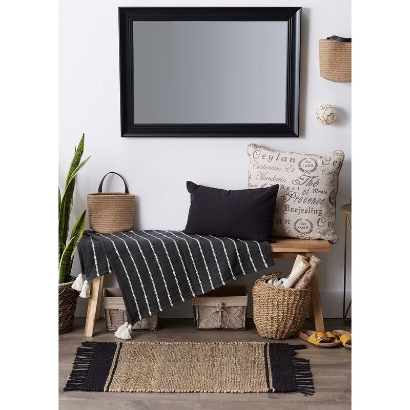DII Slub Stripe Throw