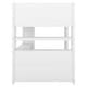 preview thumbnail 26 of 24, Wood Loft Bed with Cabinet and Bookshelf, Full Size Loft with Wardrobe and Desk for Kids