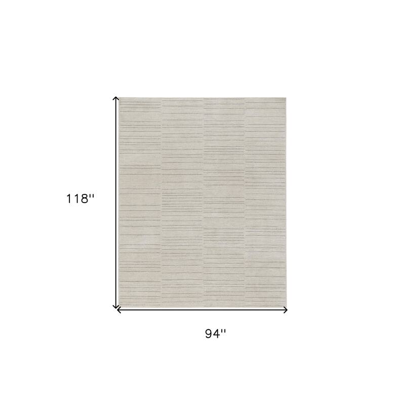 HomeRoots Abstract Scandinavian Rectangle Area Rug