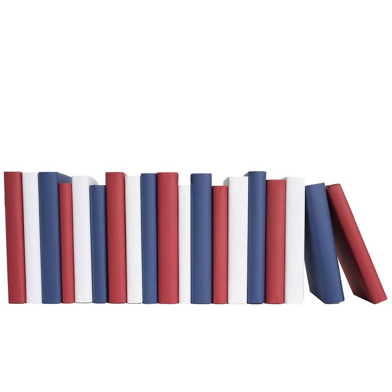 Books RedDecorative Accessories: Americana Wrapped Color By The Foot