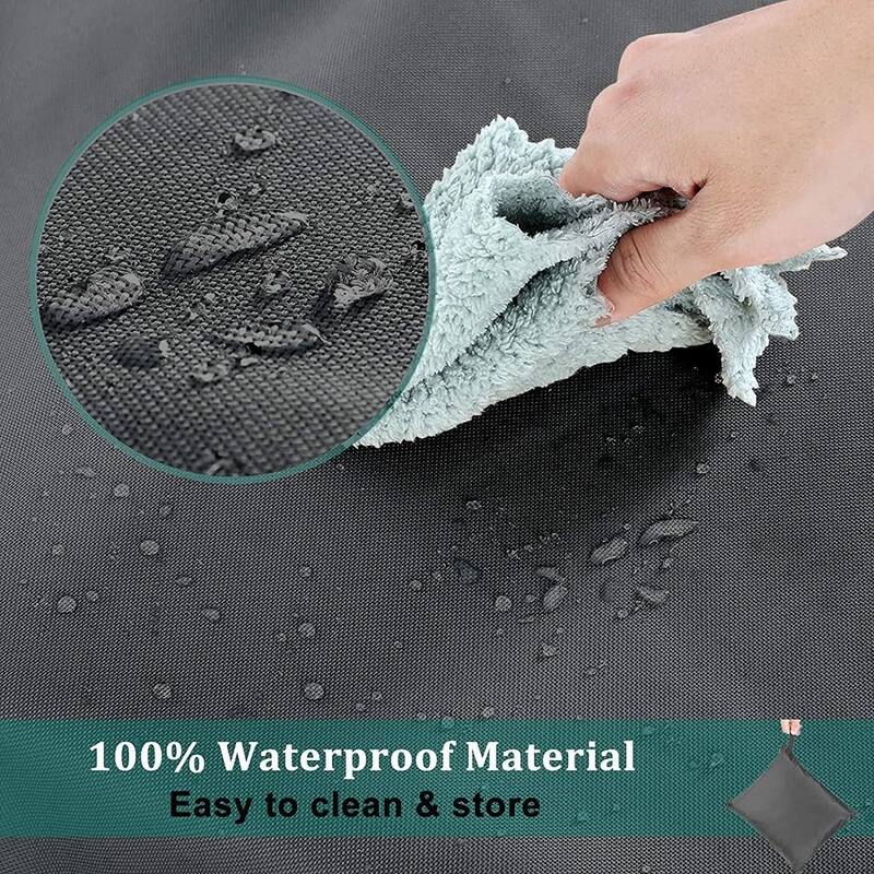 Patio Furniture Cover Oxford & PVC Coating Waterproof & Sun-Resistant