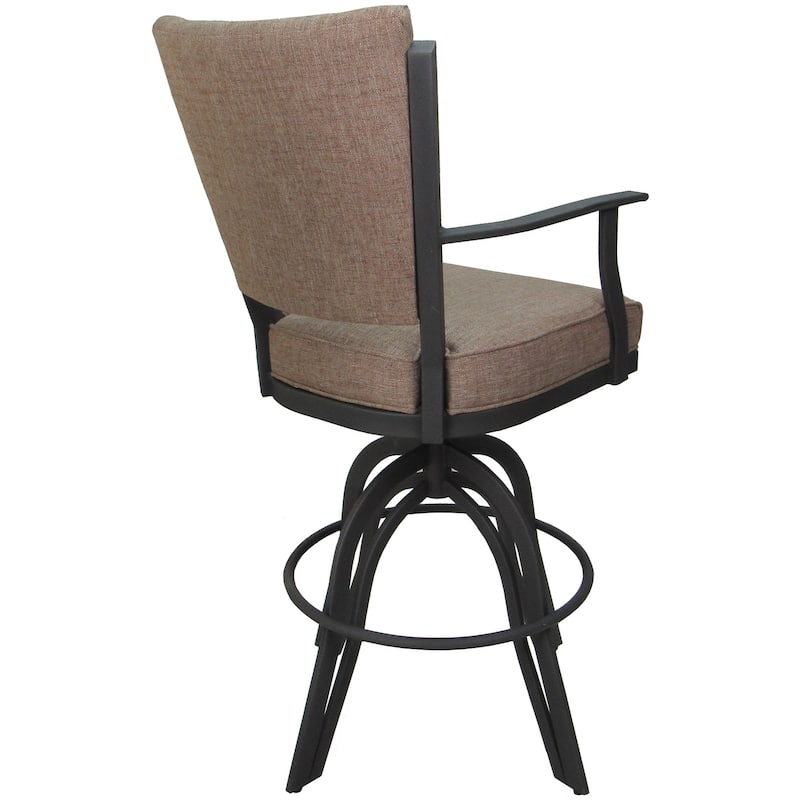 Montana Cream Swivel Tilt Metal 30" or Counter 26" Bar Stool