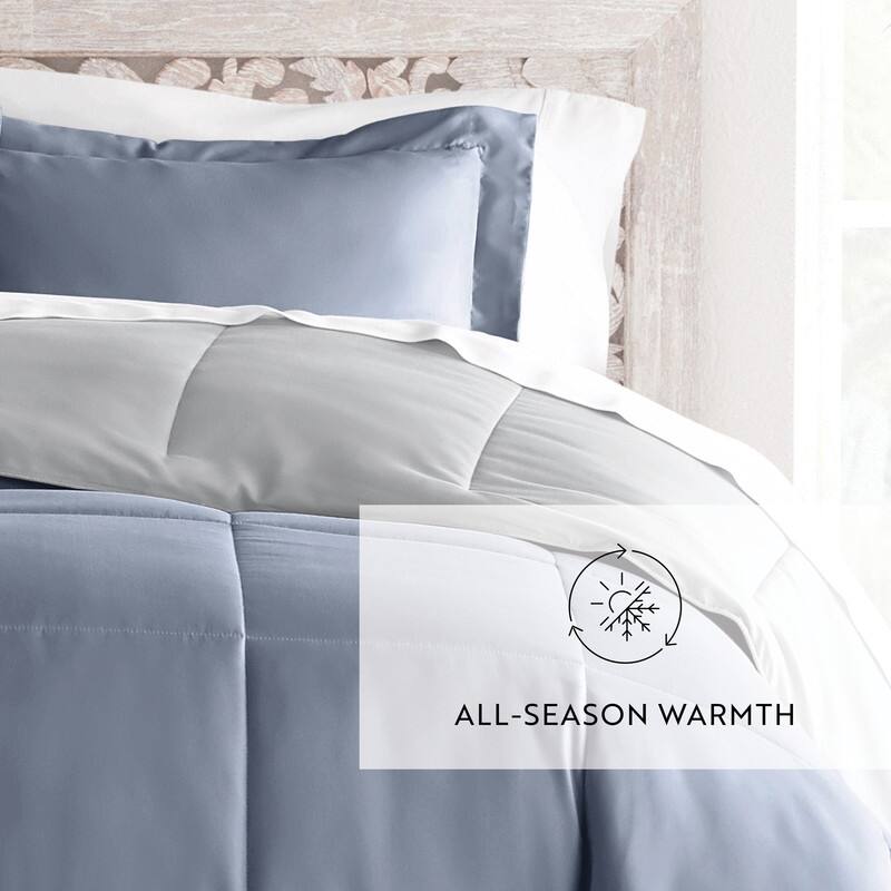 Soft Essentials All-season Down Alternative Reversible Lightweight Comforter Set