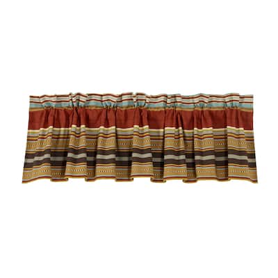 Paseo Road by HiEnd Accents Calhoun Serape Stripe Valance - 18"x84"