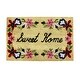 preview thumbnail 2 of 1, George Towne Living-OVERSIZED-24x36 Outdoor Coir Mat-Sweet Home - 24x36