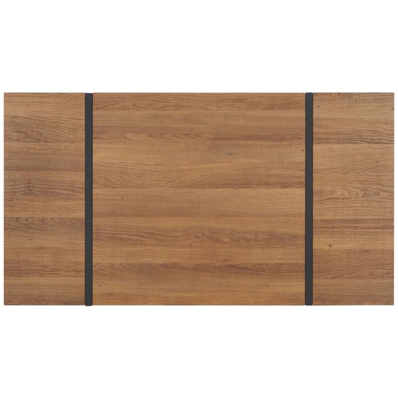 SAFAVIEH Milly Modern Rustic Rectangular Coffee Table - 43.3" W x 23.6" L x 15.7" H - 43.3" W x 23.6" L x 15.7" H - 43Wx24Dx16H