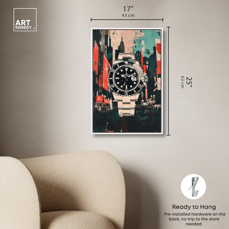 Cityscape Watch Canvas by Art Remedy