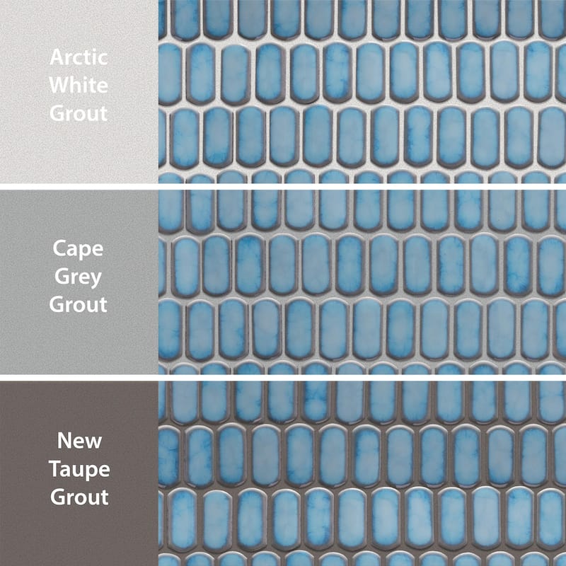 Merola Tile Hudson Capsule Marine 12-1/4" x 13-1/8" Porcelain Mosaic Floor and Wall Tile