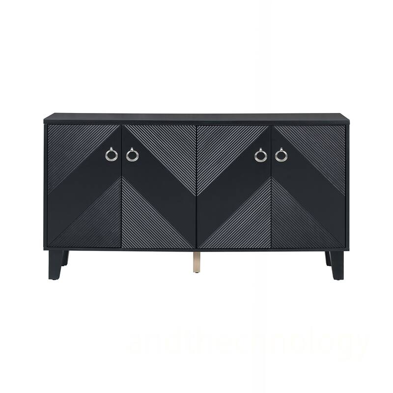 Geometric Patterns MDF Cabinet