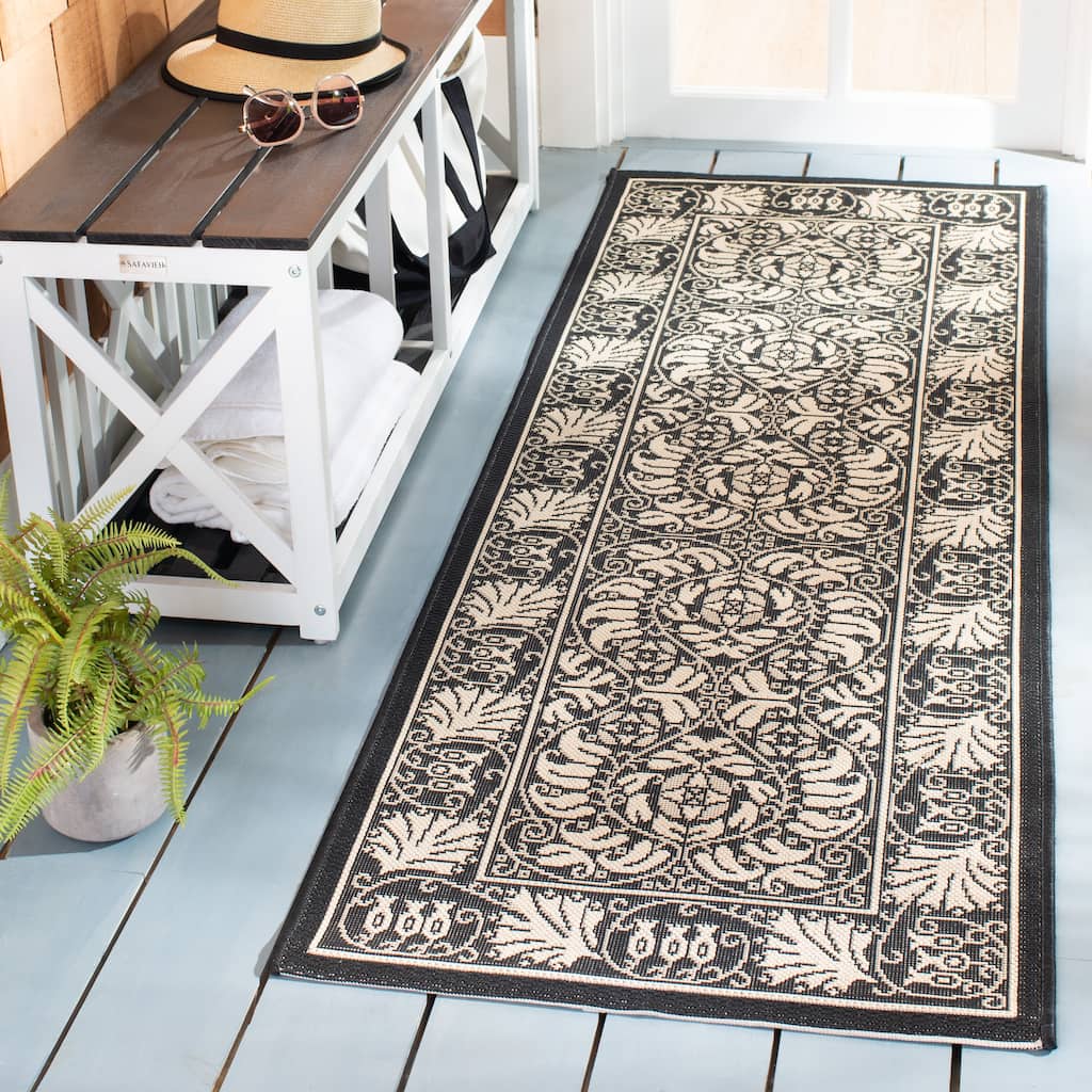 SAFAVIEH Courtyard Nada Indoor/ Outdoor Patio Backyard Rug