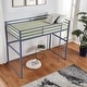 preview thumbnail 11 of 31, Metal Loft Bed Full with Guardrails, Flat Ladder, Kids, Teens, Adults