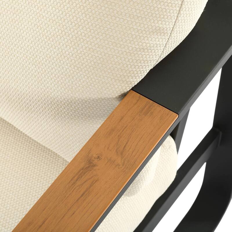 Outdoor Patio Conversation Chair, Loveseat, Sofa with Removable Cushions