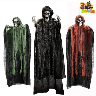 3 Pack Halloween Hanging Grim Reapers