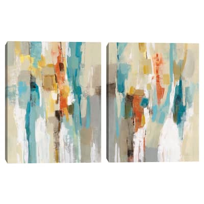 Steps on Sand I, II by Silvia Vassileva Canvas Art Prints