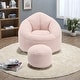 preview thumbnail 51 of 101, Microfiber High-Density Foam Bean Bag Lounge Chairs with Removable Footrest Pink