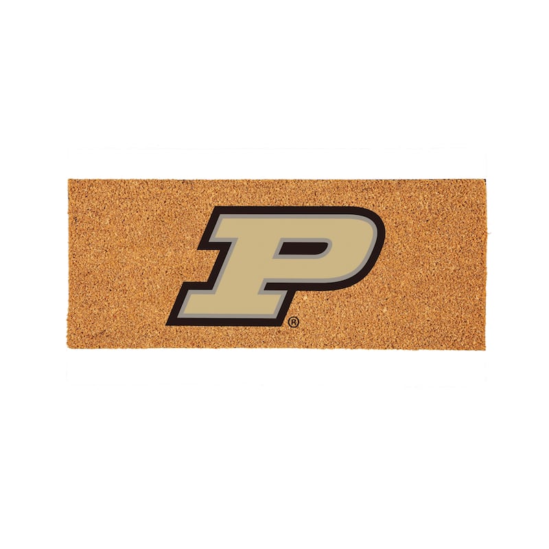 Purdue University Full Color Indoor/Outdoor Coir Mat