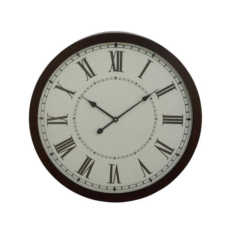 Black Metal Decorative Wall Clock