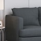 preview thumbnail 4 of 19, Cason Modern 3-Seater Fabric Sofa by Christopher Knight Home - 87.75" W x 34.50" D x 35.25" H