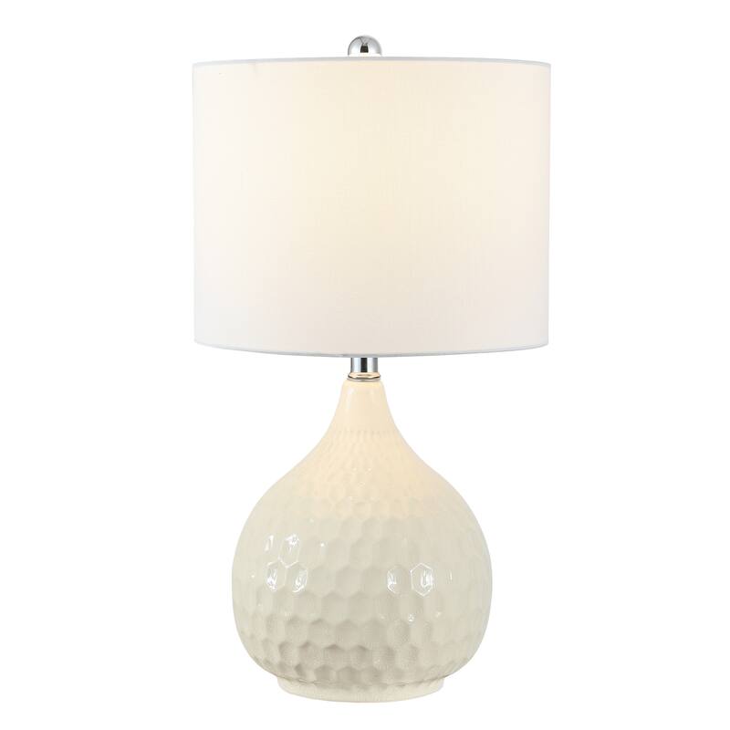 SAFAVIEH Lighting Nalon 24-inch Ceramic LED Table Lamp (Set of 2) - 13" W x 13" L x 24" H